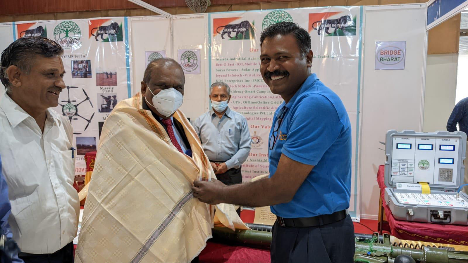 Honouring our Mentor Dr. A Sivathanu Pillai during one of the Industries Conclave